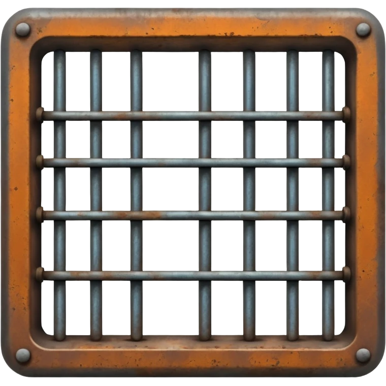 generate ultra realistic prison cell bars emoji