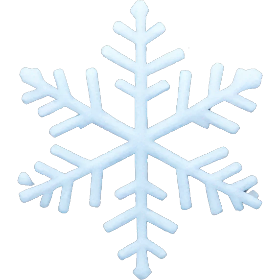 snow flakes emoji