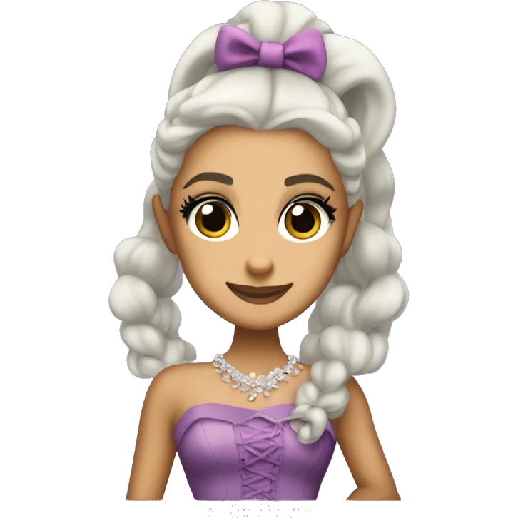 Ariana Grande as Galinda from Wicked.  emoji