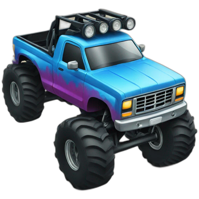 monster truck emoji