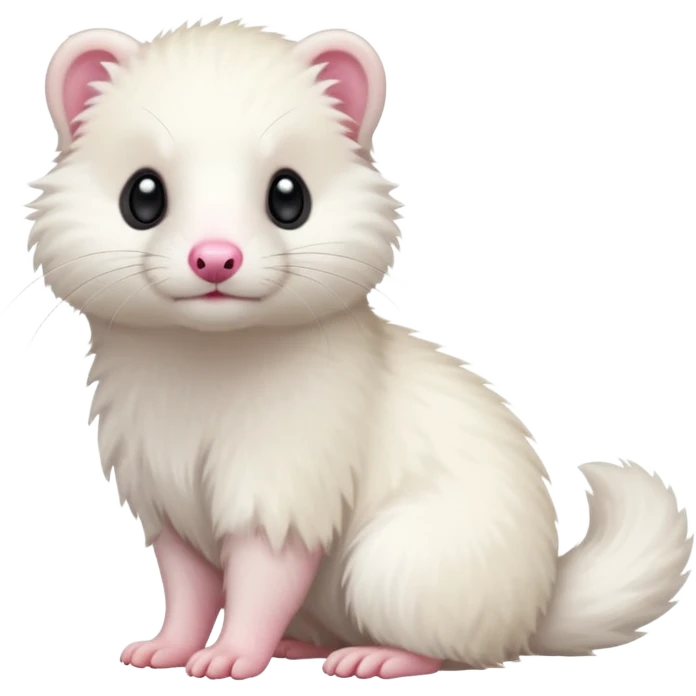 Furet blanc emoji