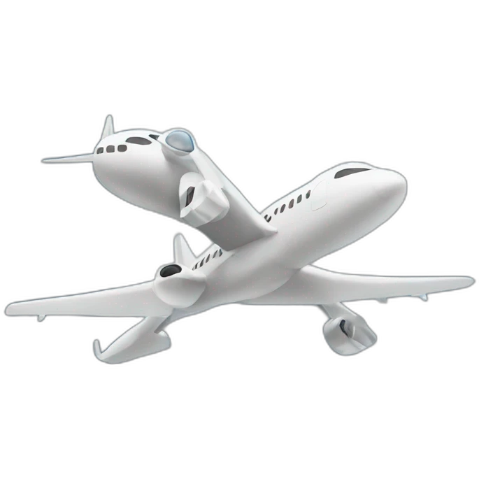 Two planes that enter two skyscrapers emoji