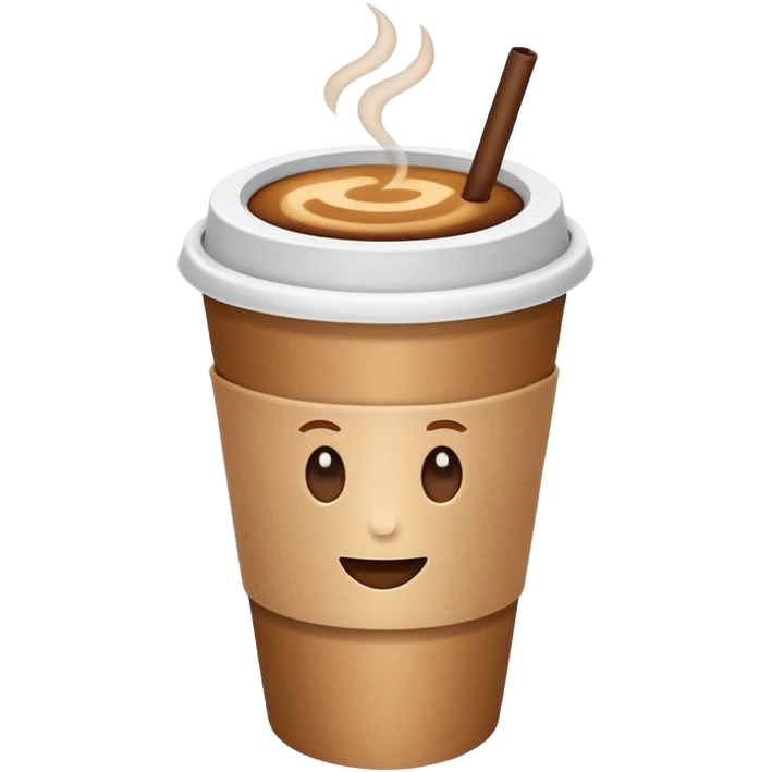 Takeaway coffee emoji