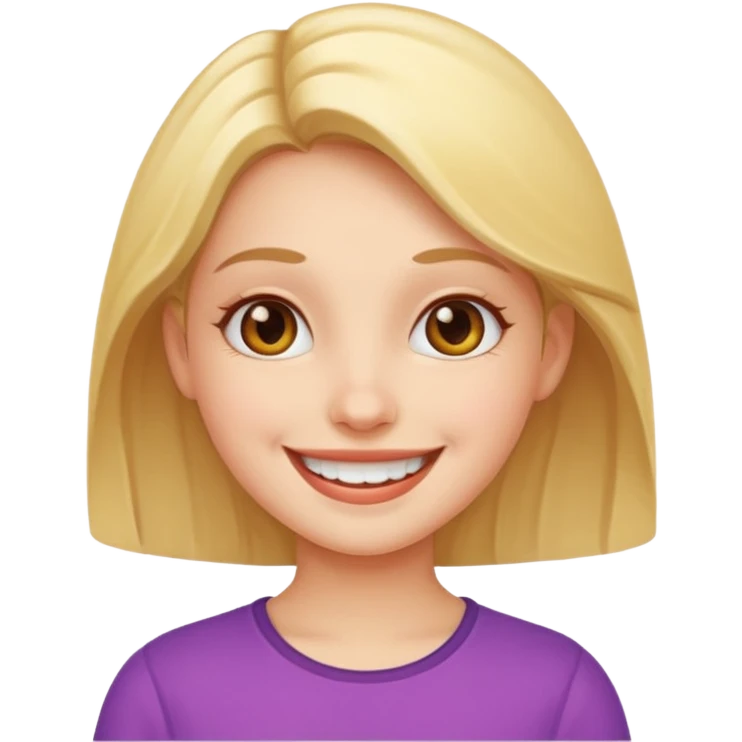 girl having fun emoji