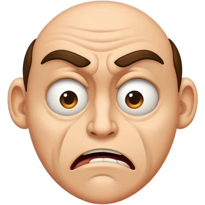 mad face  emoji