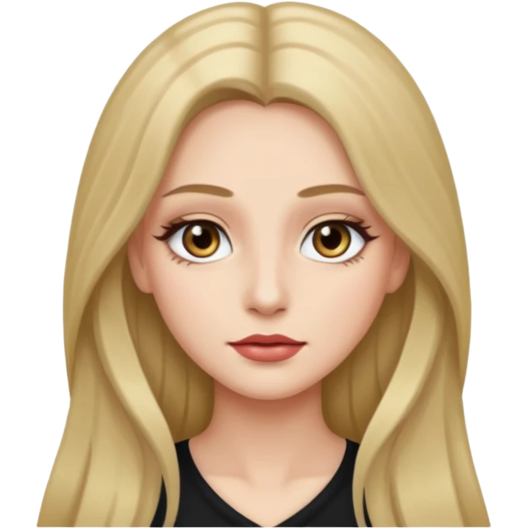 long haired make up arist emoji