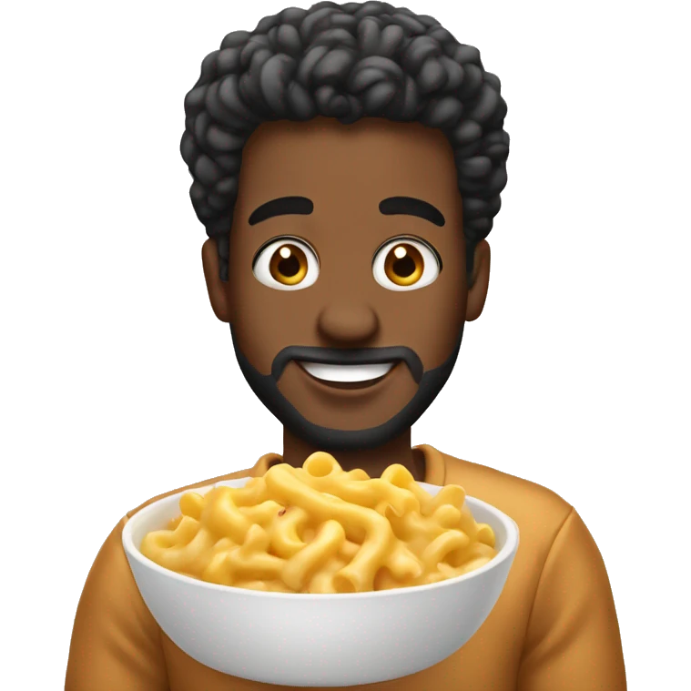 black people mac n cheese emoji