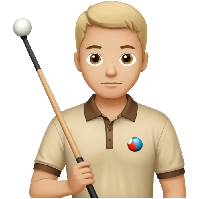 Pool player emoji