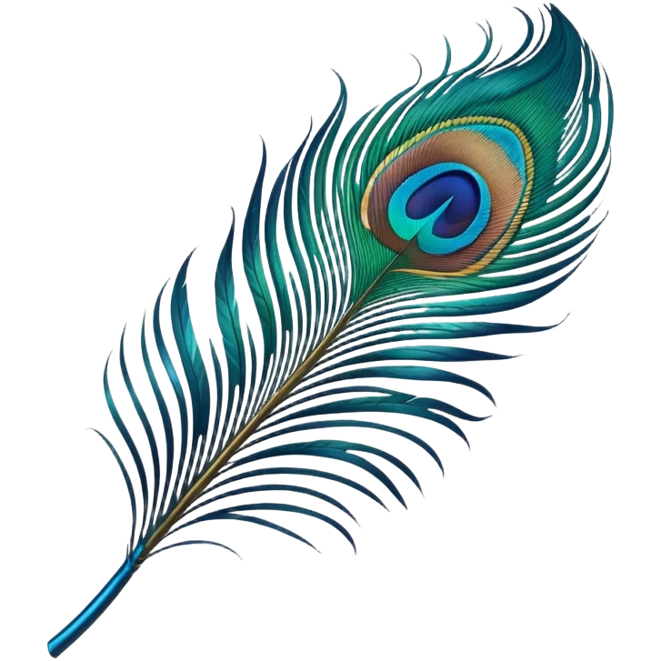 Peacock feather emoji  emoji