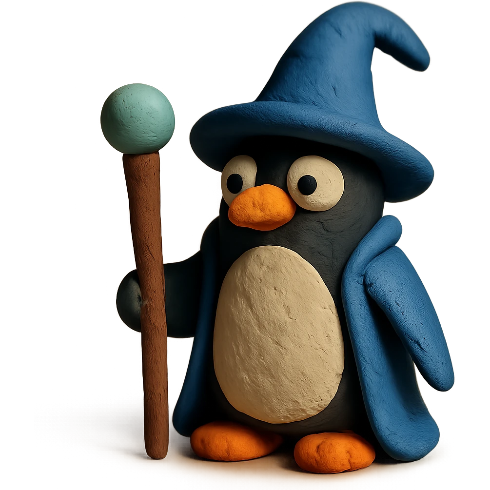 penguin wizard emoji
