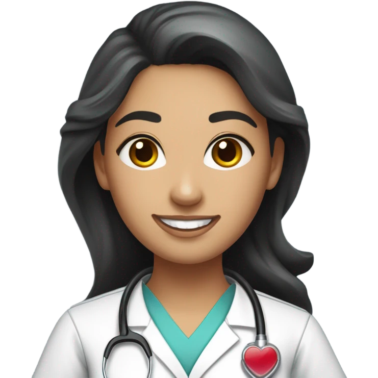 Beautiful Mexican nurse emoji