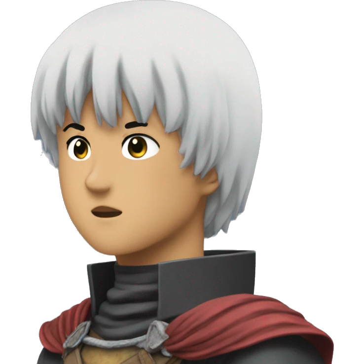 casca from berserk with long black air emoji