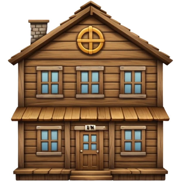 a building that says INN emoji