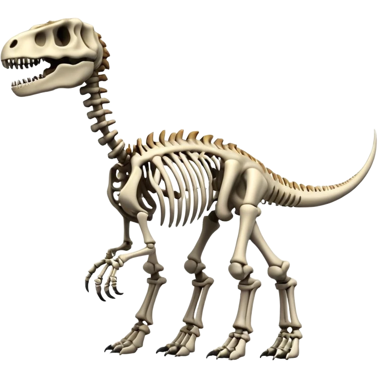 dinosaur skeleton emoji