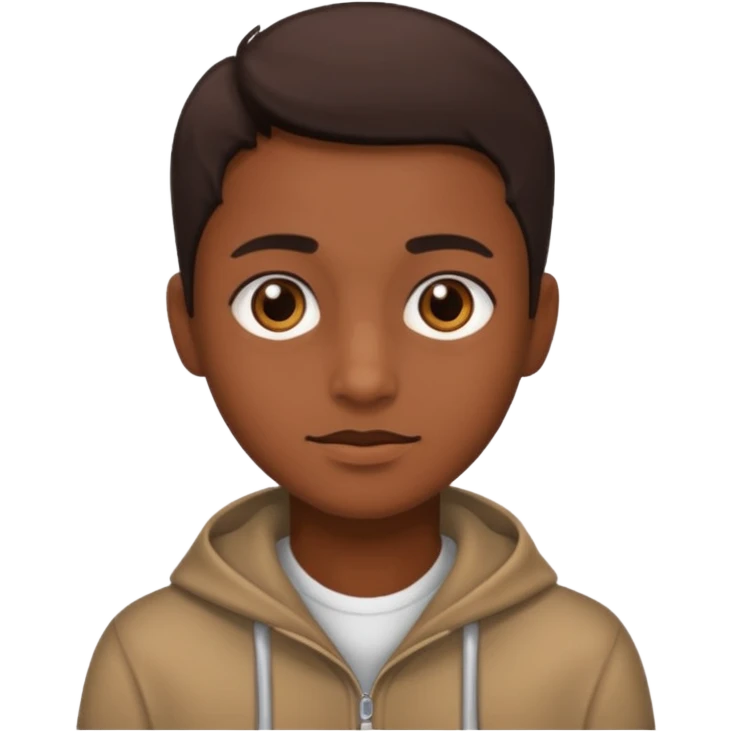 can you mak e the eye dark brown emoji