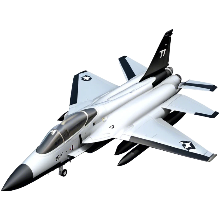 Jet Trainer - T-38 Talon - Northrop Grumman (Model Year: 2021) (Iconic colour: White and black) emoji