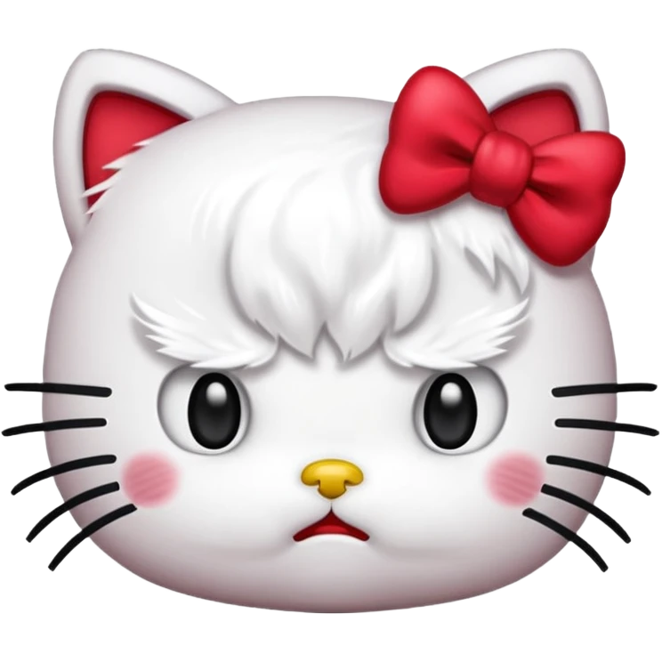 angry hello kitty emoji