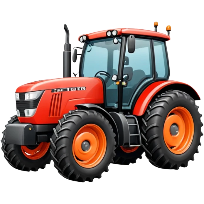 červeny moderny zetor forterra  traktor emoji