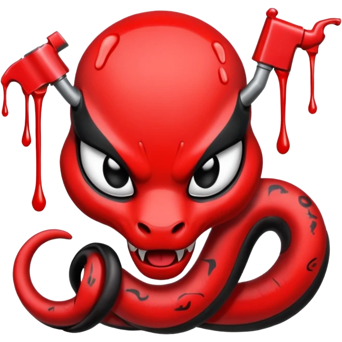  i want text "'Lil Viper Mad"  emoji