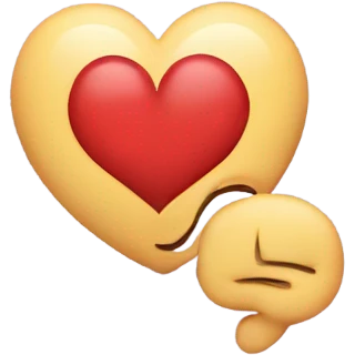 Thinking of you heart emoji
