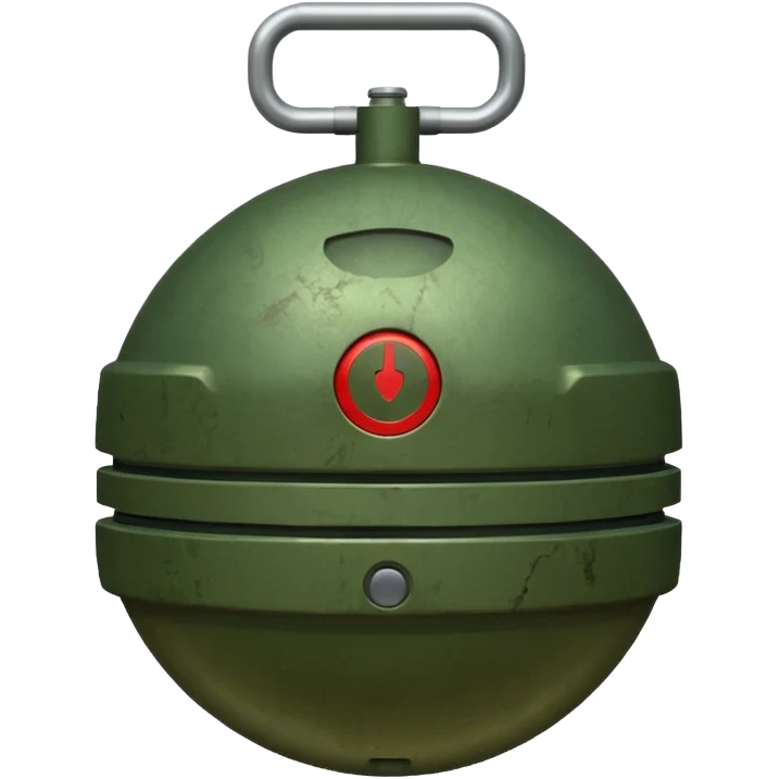 military green anti-personnel mine emoji