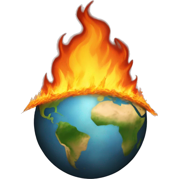 Earth On Fire emoji