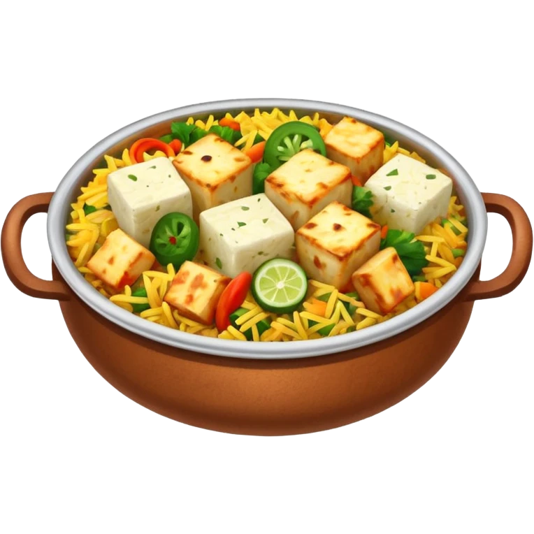 Paneer biryani emoji