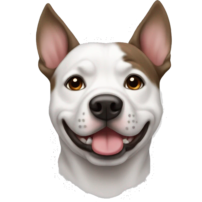 Two amstaffs emoji