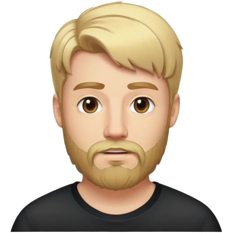 Mr Beast with blonde hair and beard emoji