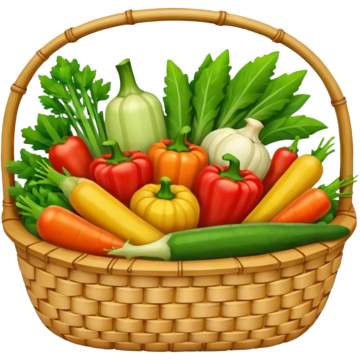  bamboo-basket vegetable emoji