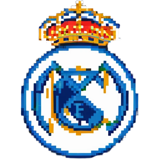 Real Madrid football club logo emoji