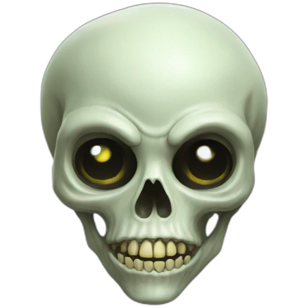 Alien skull emoji