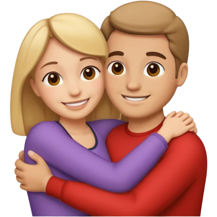 Couple hug  emoji