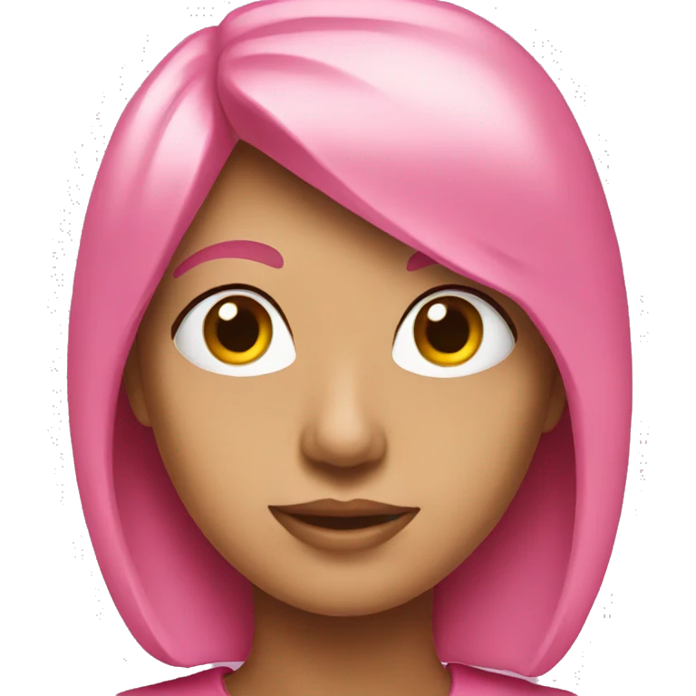 Pink emoji