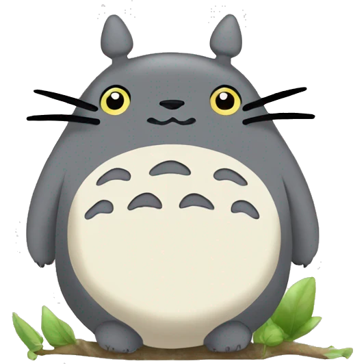 Totoro bebé emoji