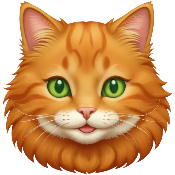 smiling orange tabby cat emoji