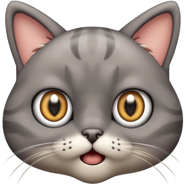 very terrified cat emoji