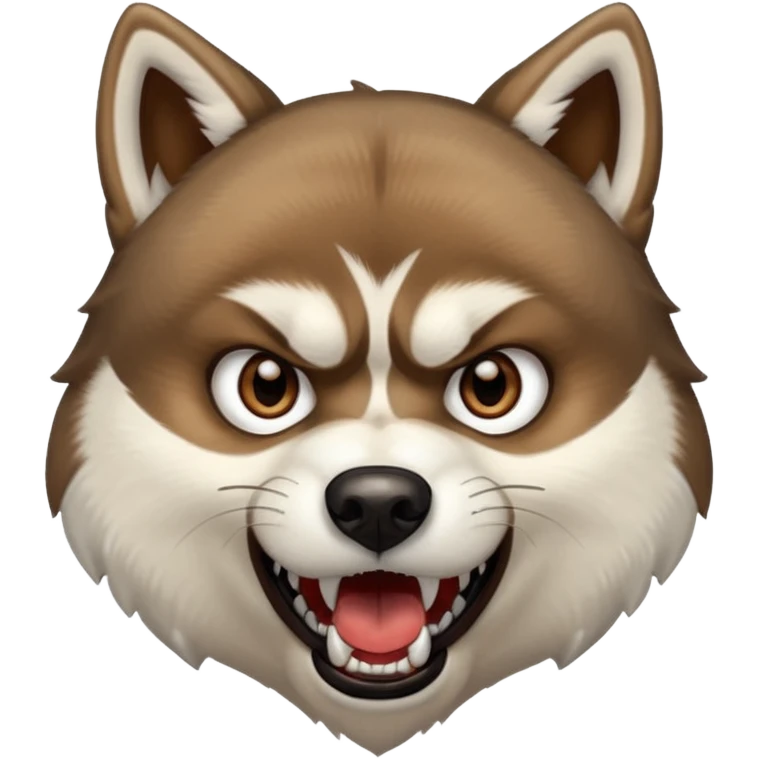 husky angry emoji