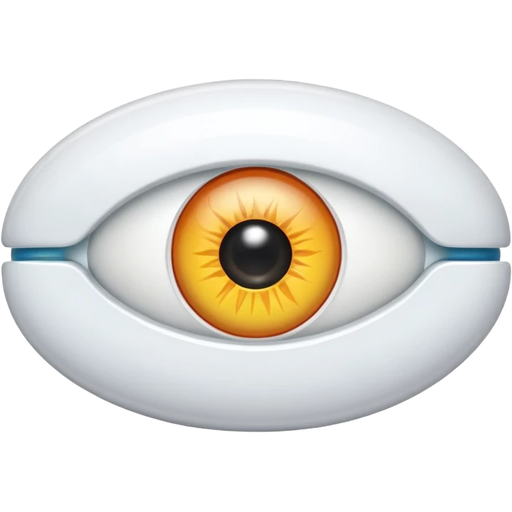Pill with and eyeball inside  emoji