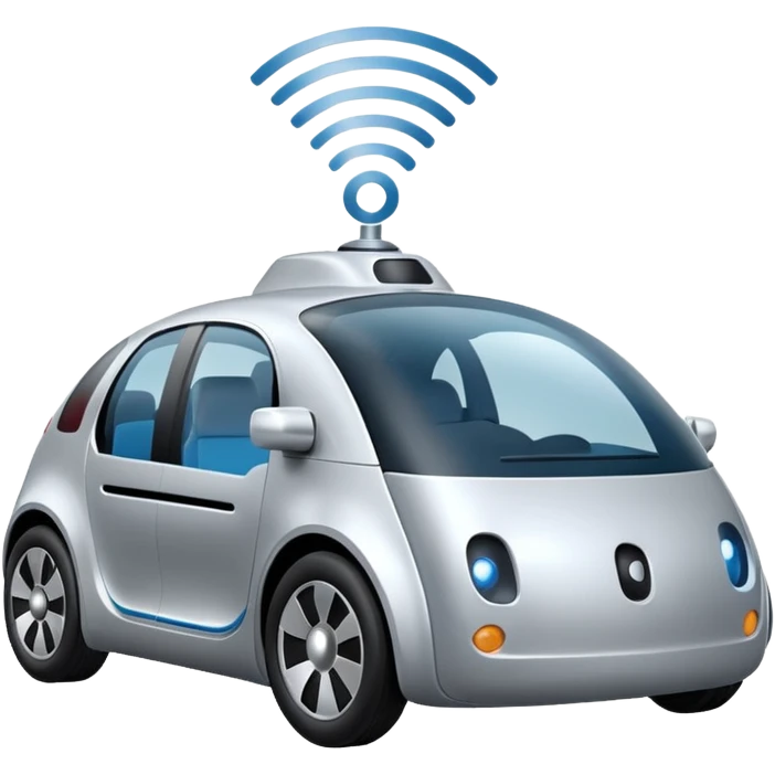 self driving car emoji