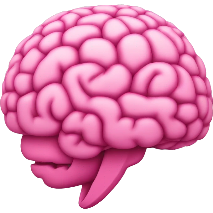 pink brain emoji