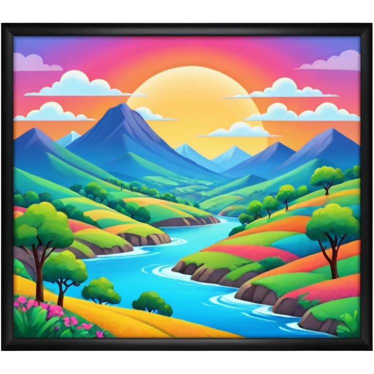 La haut dessin animé emoji