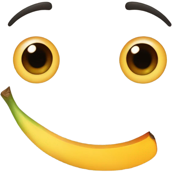Mango Emoji with slit eyes, nose, and slit mouth emoji