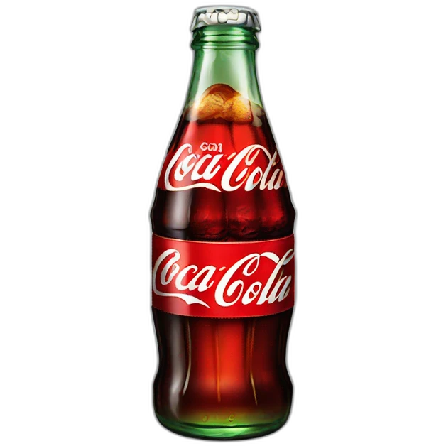 Coca cola glass bottle emoji