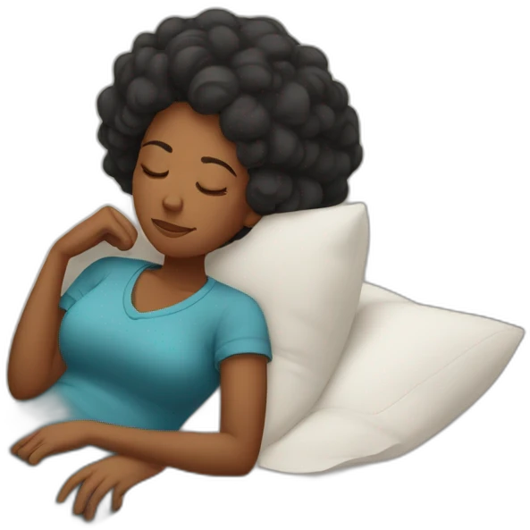 sleepy black mom emoji