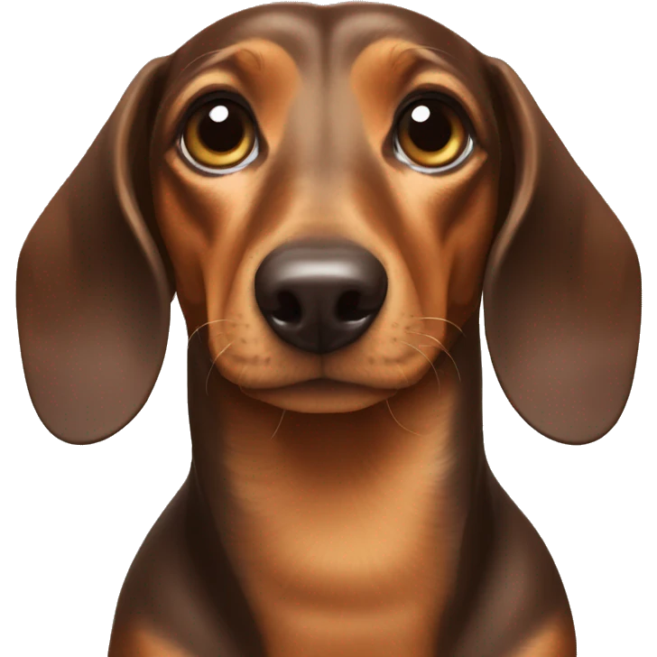 dachshund erapped by python emoji