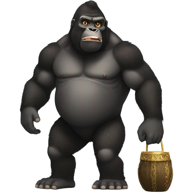 pregnant king kong emoji