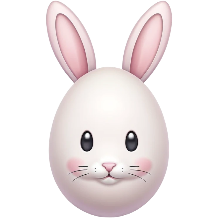  Egg with bunny ears Style emoji
