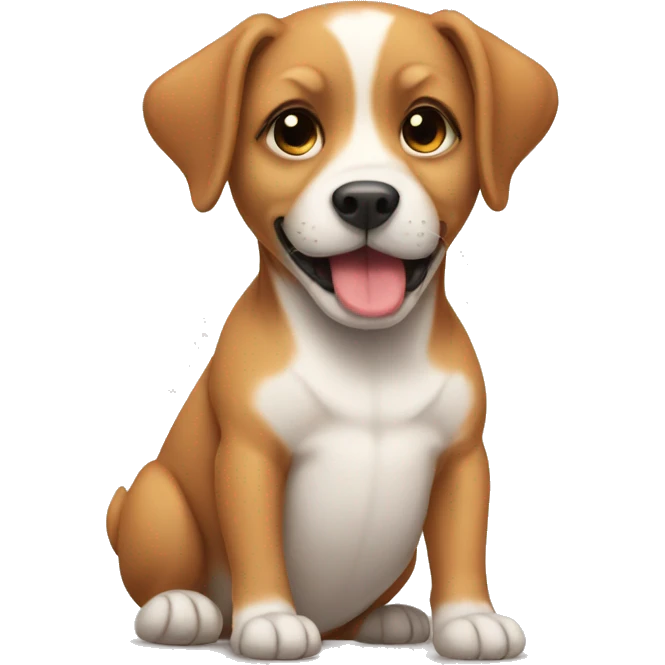 pregnant dog emoji