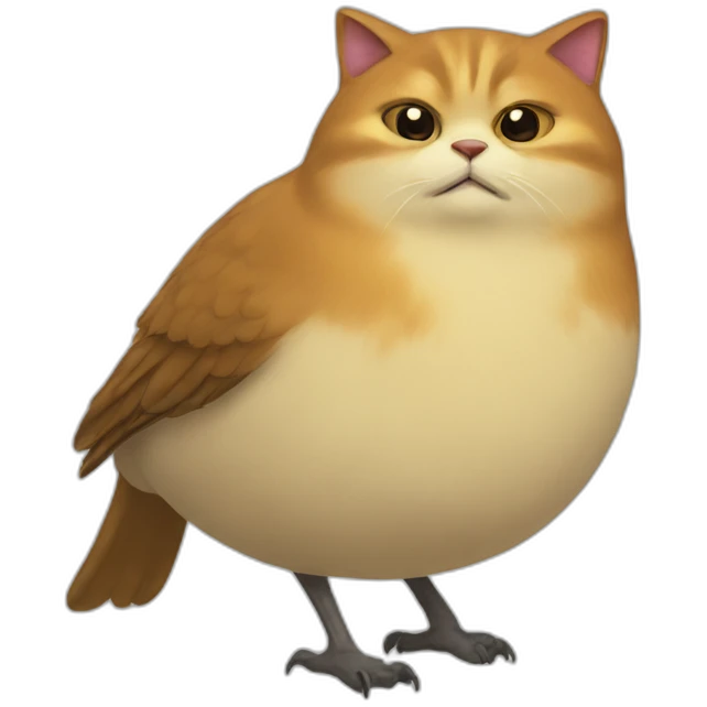 cat-bird emoji